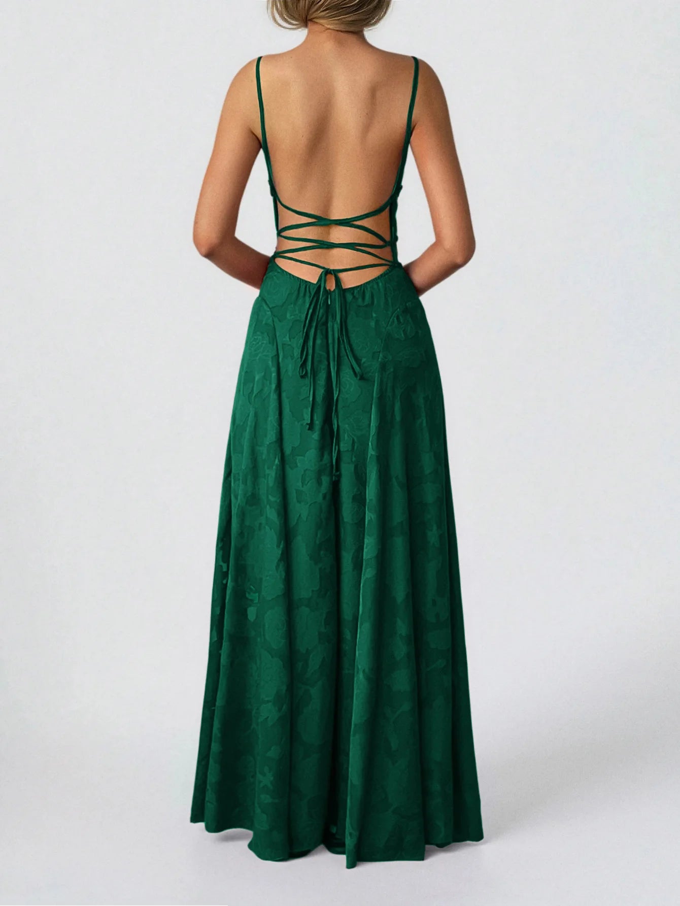 Strapless Tube Top Fit & Flare Midi Dress — Sexy Sleeveless Wedding Banquet Party Dress