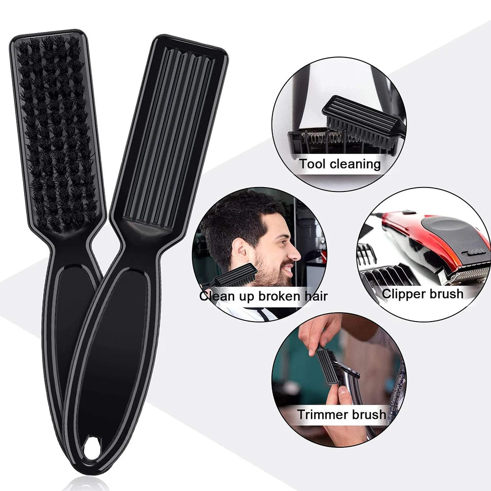 Professional Beard Styling Brush – Barber Shave & Head Carving Cleaning Brush