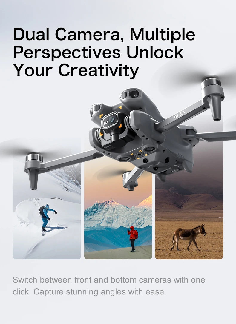 GT50 Camera Drone with Screen Remote & FPV