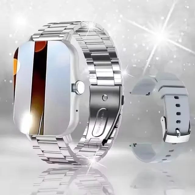 1.83" Waterproof Smart Watch – Answer Calls Sleep Monitoring Sports Pedometer for iPhone & Android