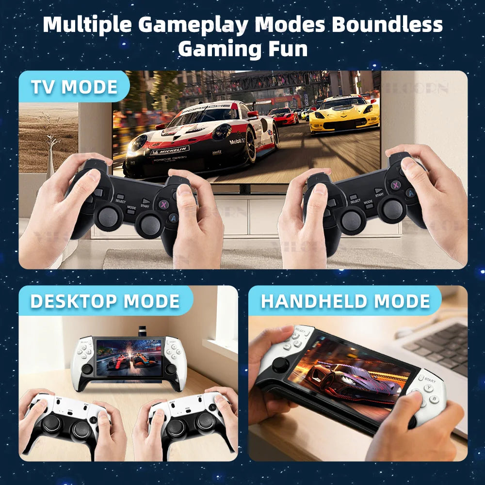 5-Inch IPS Retro Handheld Game Console – 22000 Games, PS1/GBA/MAME Compatible