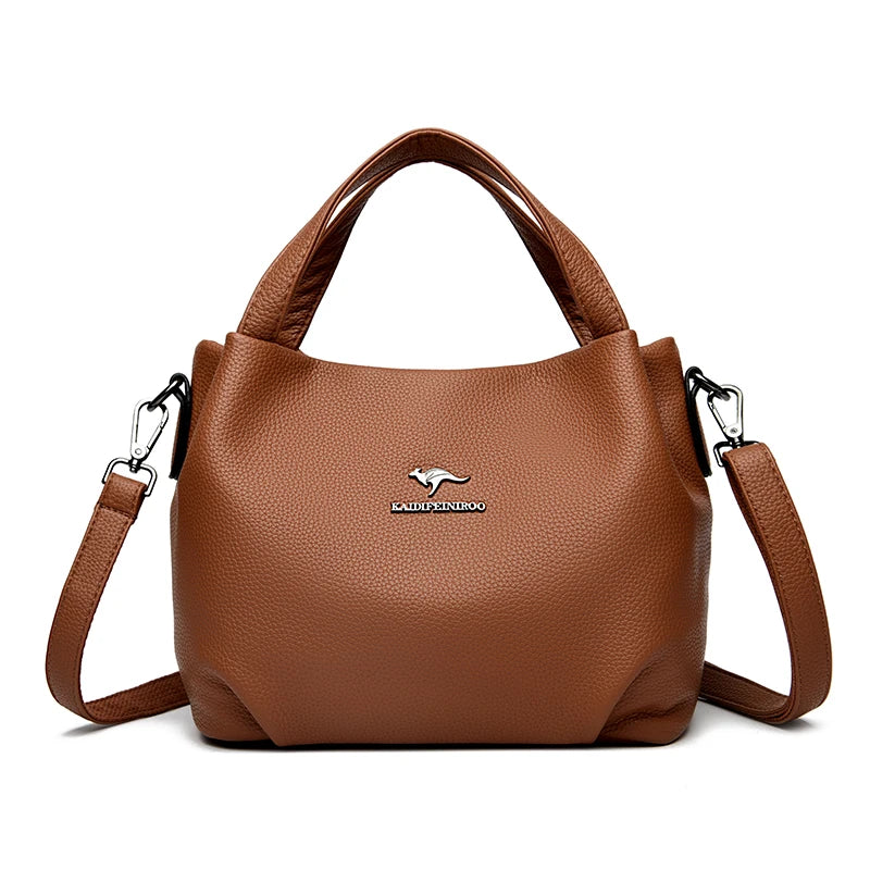 LUYIAIXI Luxury Letter Accent Crossbody Shoulder Tote – High Quality Designer Handbag for Women