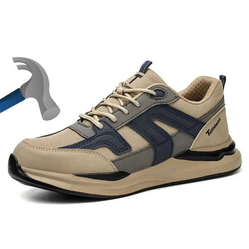 Men's Steel Toe Safety Work Sneakers — Puncture-Proof