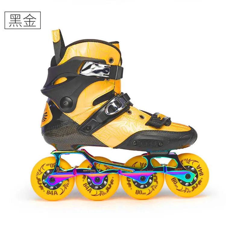 Carbon Fiber Roller Skates – Professional Flat Shoes for Adults & Children, Boys & Girls