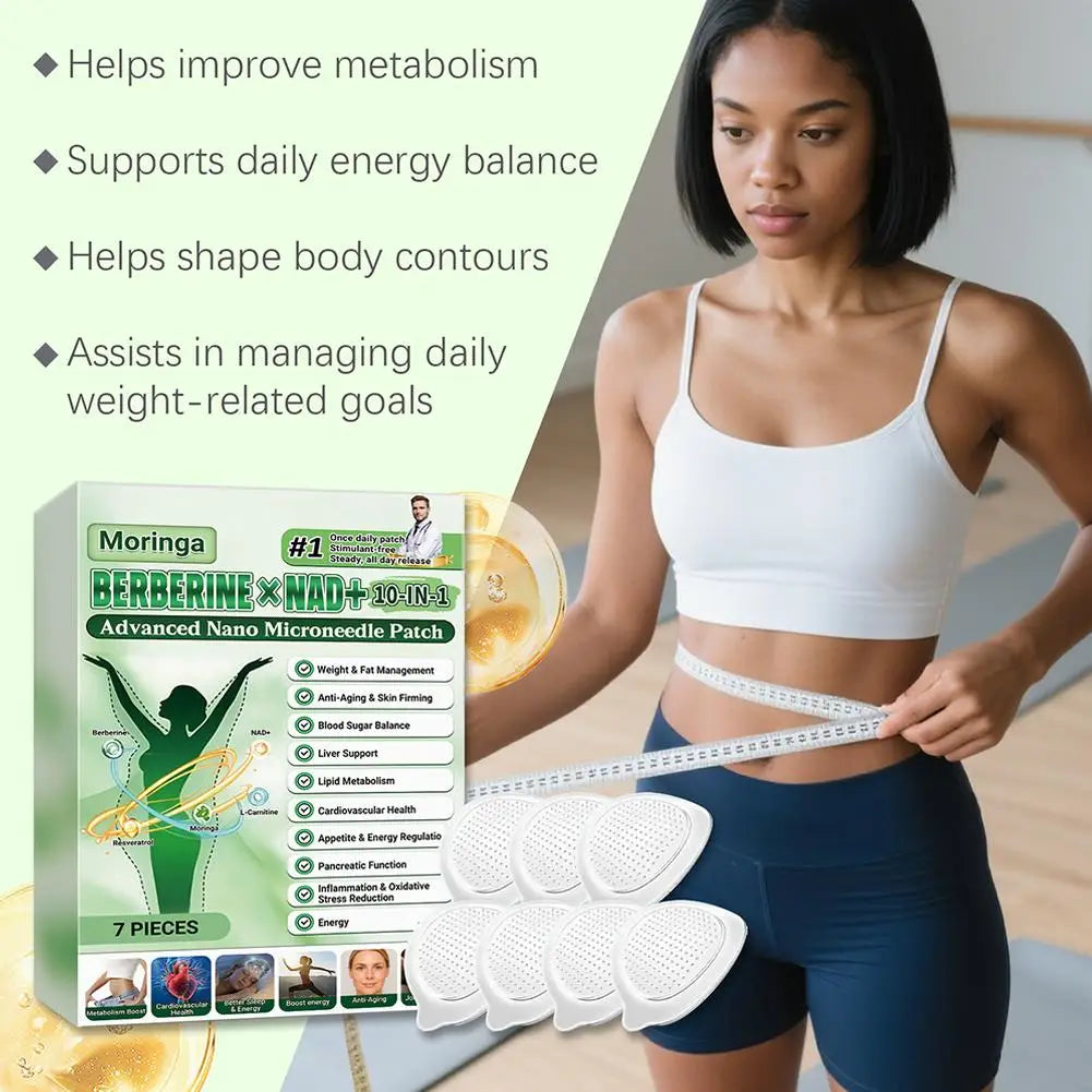 Nano Microneedle Body Patch – 7-Piece Skin Smoothing & Line Reducing Set