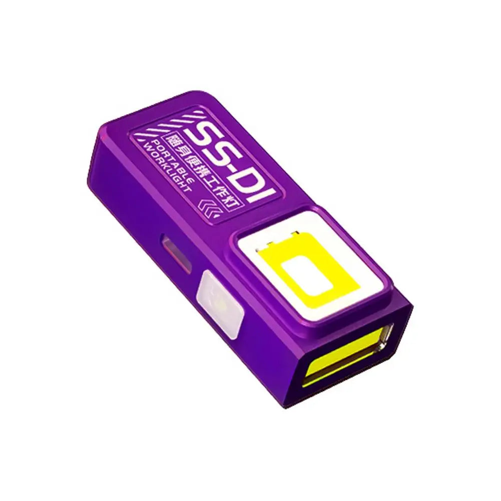 Portable Mini COB LED Flashlight – Rechargeable Waterproof EDC Work Light with Clip & Magnet