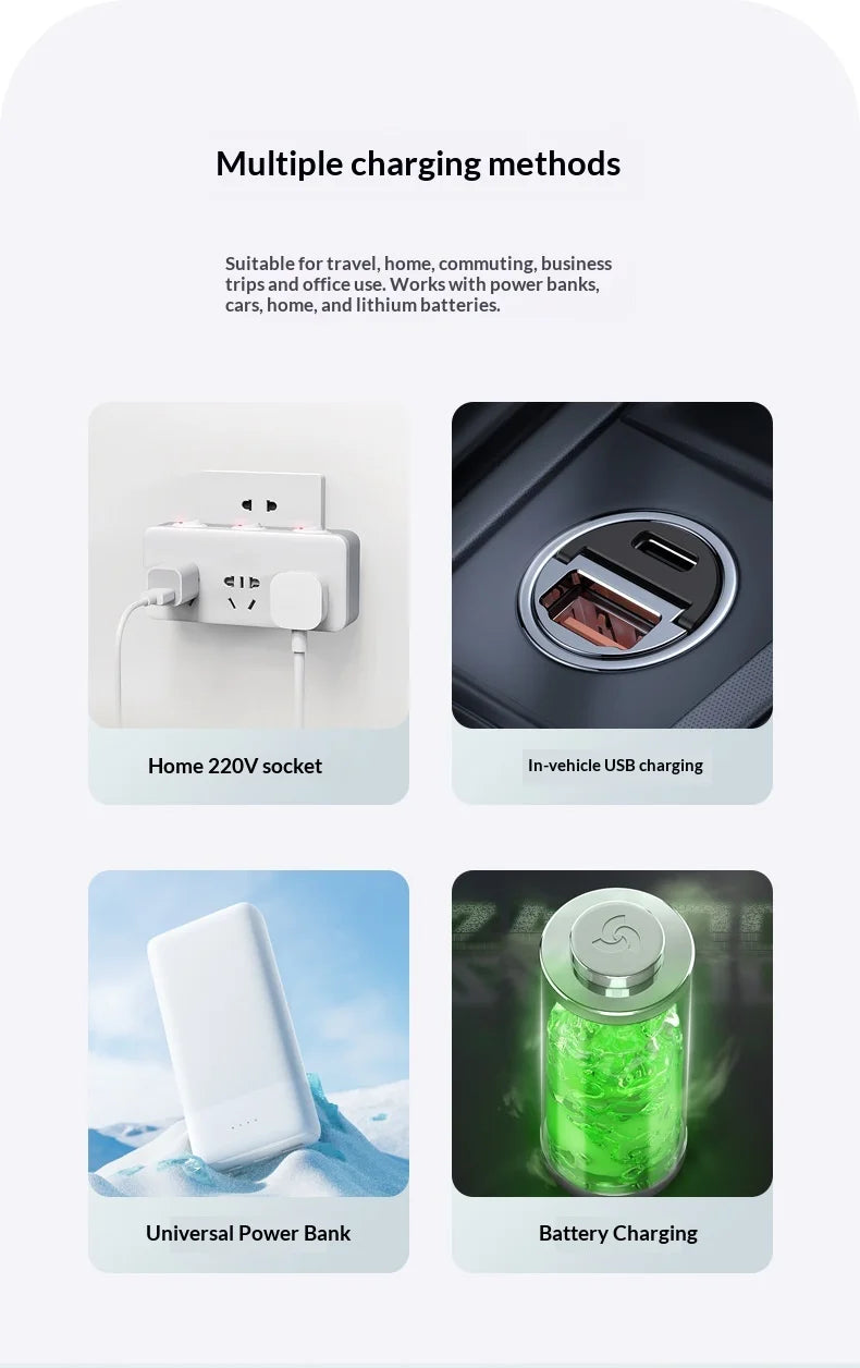 16800mAh Portable Insulin Cooler Case — Mini Medicine Refrigerator 0-18°C USB Charging Travel Cooling Box