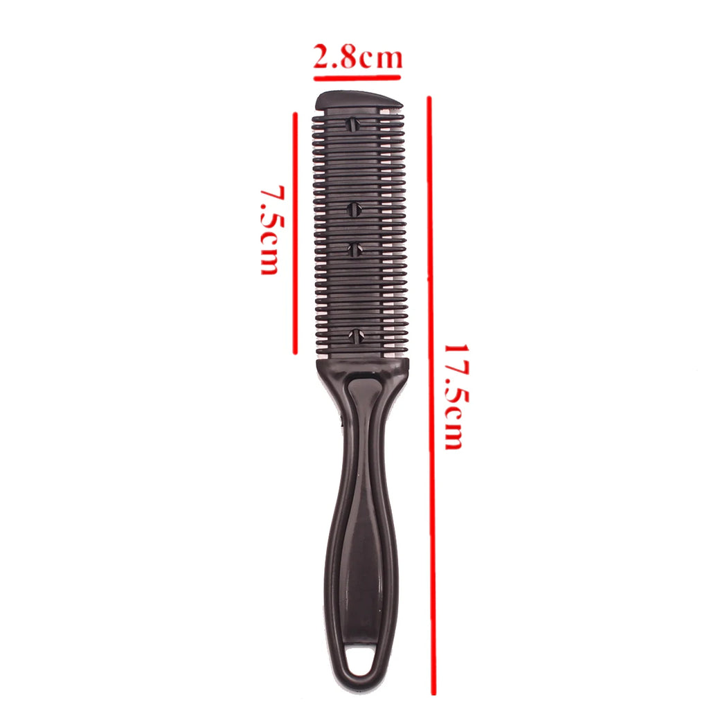 7-Piece 6" Barber Scissors Set – Stainless Steel Hair Cutting & Thinning Shears with Comb & Razor