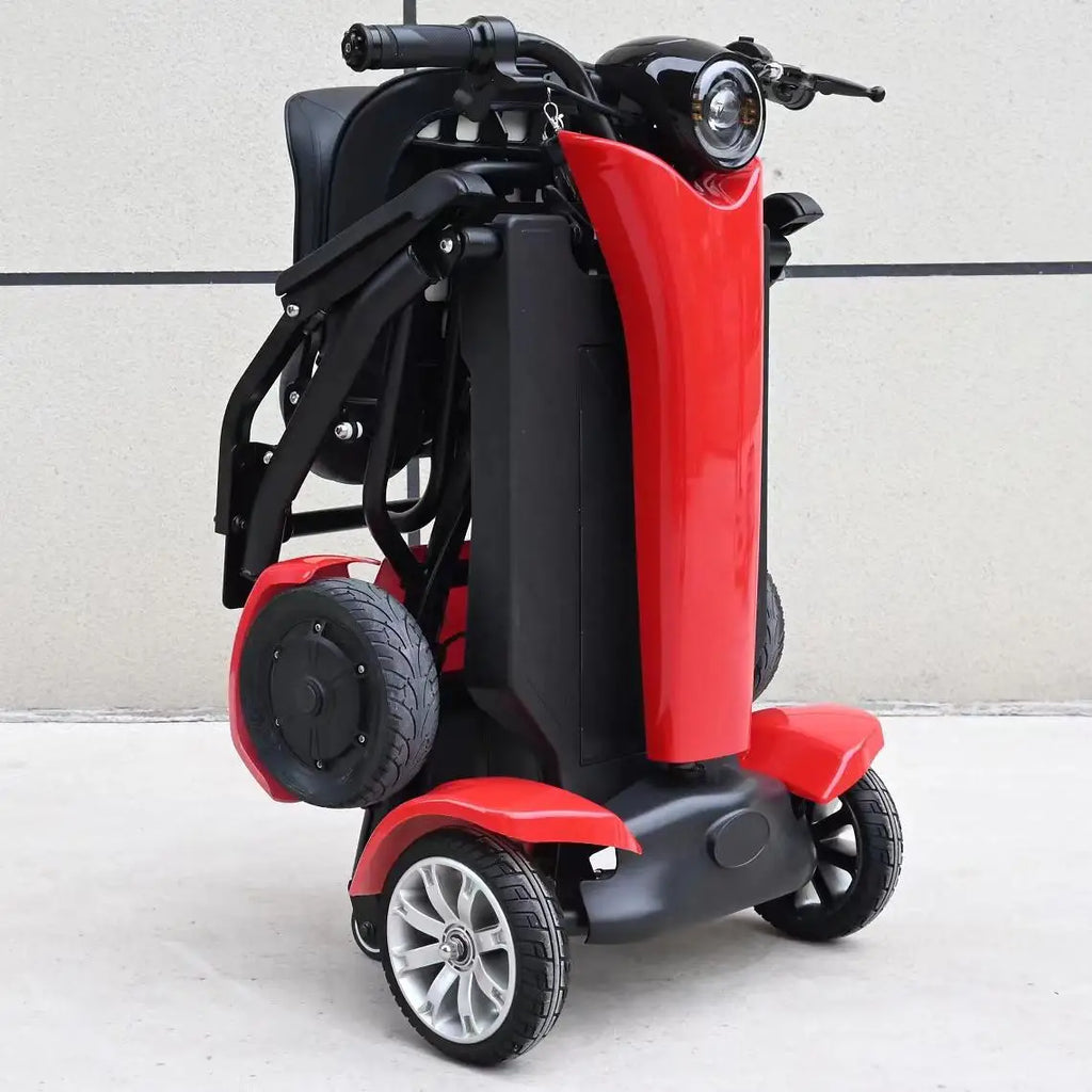 Foldable 4-Wheel Mobility Scooter – 250W Dual Motor, 20–50 km Range
