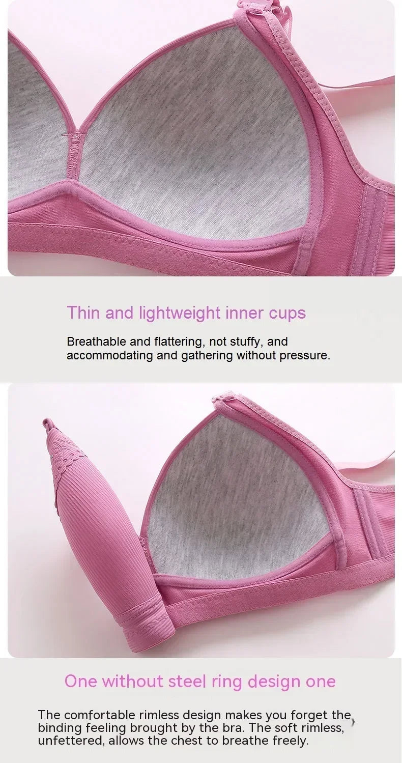 Full Cup No-Wire Lifting Bra — All-Day Comfort & Support for Large Sizes