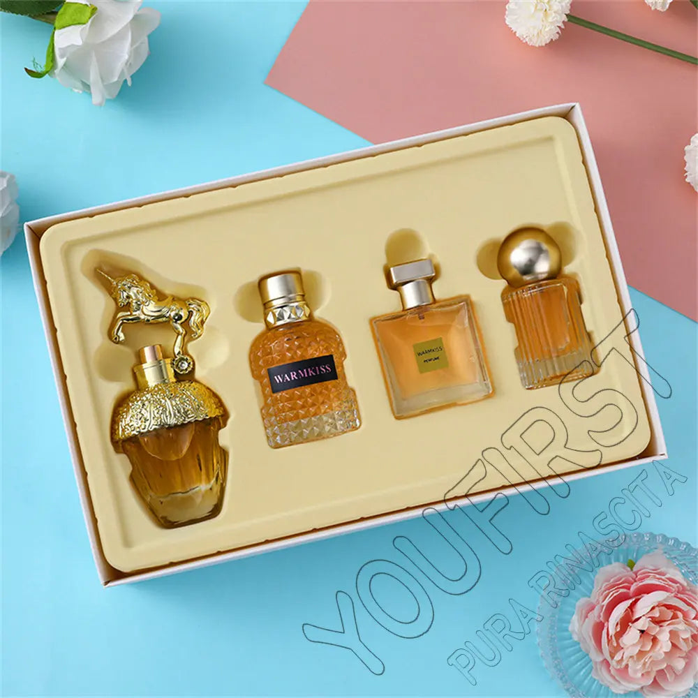 Women's 4-Piece Floral Fruity Perfume Gift Set 135ml