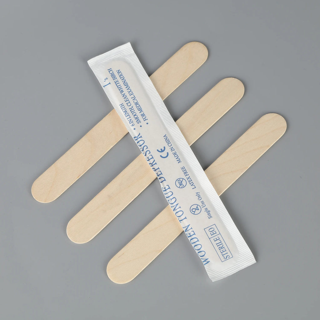 Disposable Wooden Waxing & Tattoo Sticks — Multi-Pack
