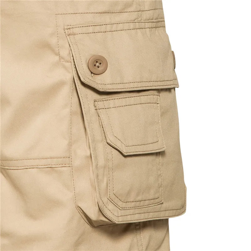 Men's Multi-Pocket Cargo Beach Shorts — Functional Summer Shorts