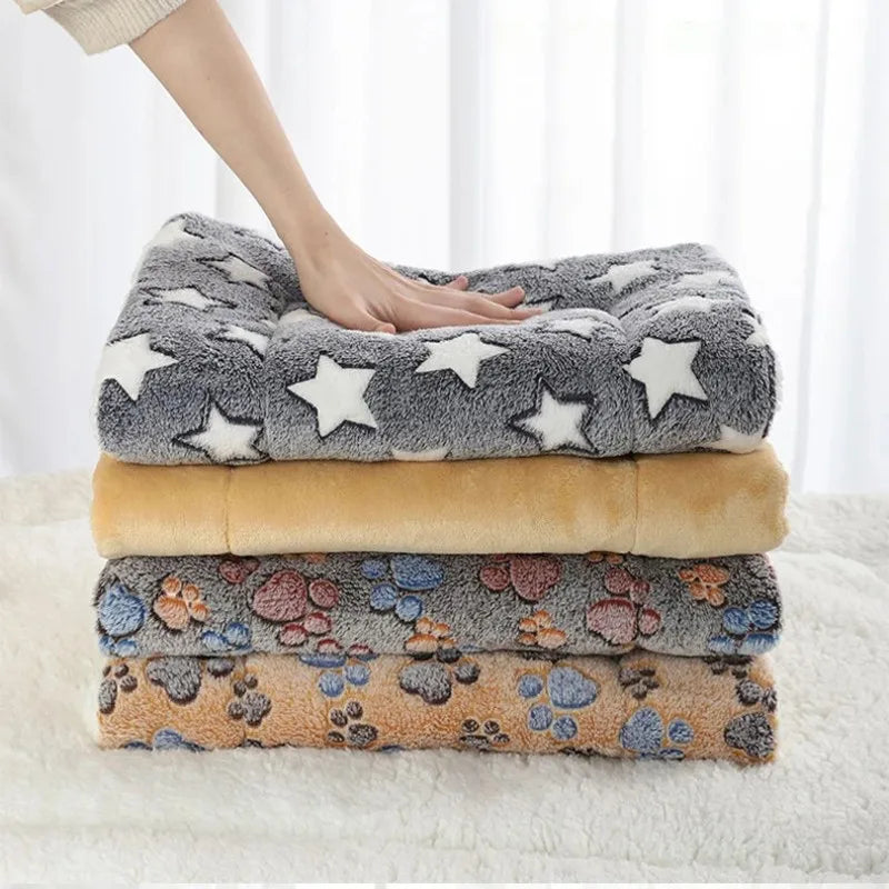 Flannel Pet Sleeping Mat – Soft Dog & Cat Bed Cushion, Puppy Sofa Mattress, Small to Large Dogs