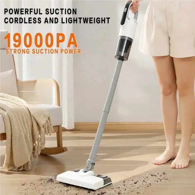Cordless Vacuum Cleaner – 19000Pa Suction, Detachable Water Tank, 3 Modes for Floor, Carpet & Hardwood