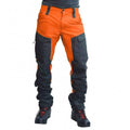 Men's Color-Block Cargo Pants with Multiple Pockets