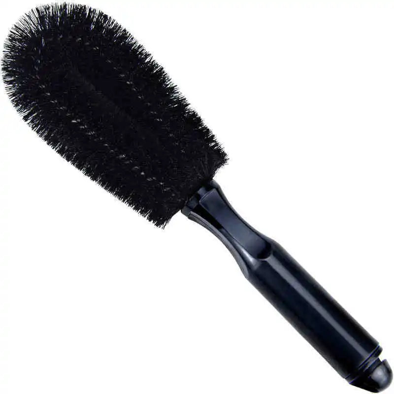 Car Wheel & Tire Cleaning Brush — Professional Microfiber Rim Detailing Brush for Wet & Dry Use