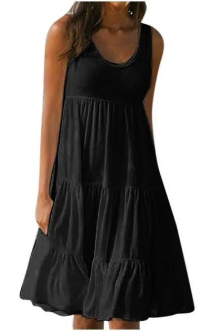 Sexy Backless Slit Midi Gown — Sleeveless Bodycon Party Dress