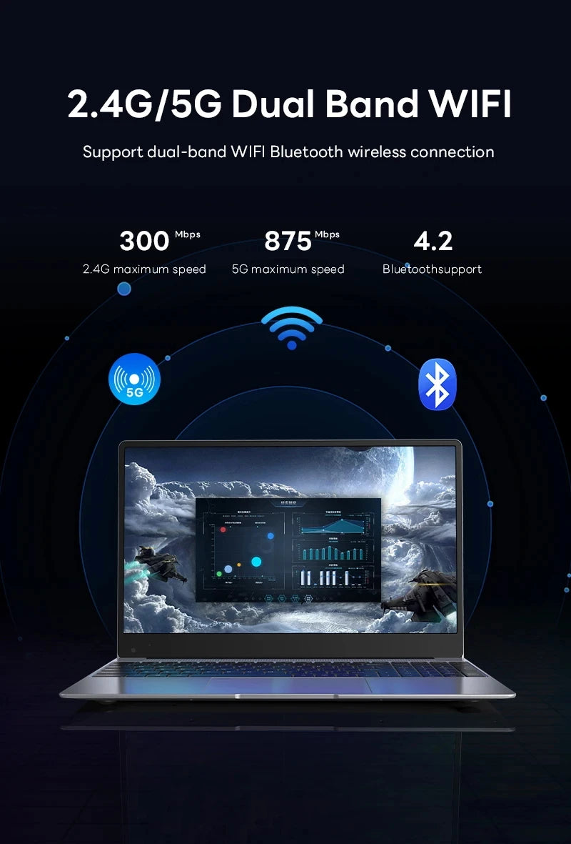14.1" Intel Core i9-10980HK Laptop – 16GB DDR4, Up to 2TB SSD, Wi-Fi 6, Windows 11 Pro