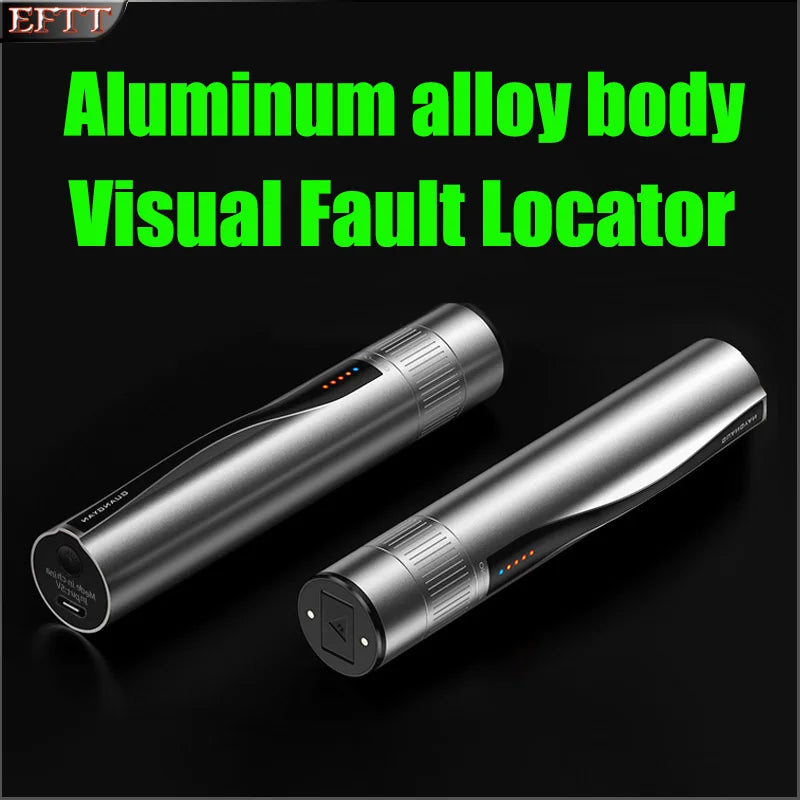 VFL Fiber Optic Cable Tester – Visual Fault Locator Laser Pen 1800mAh 15mW