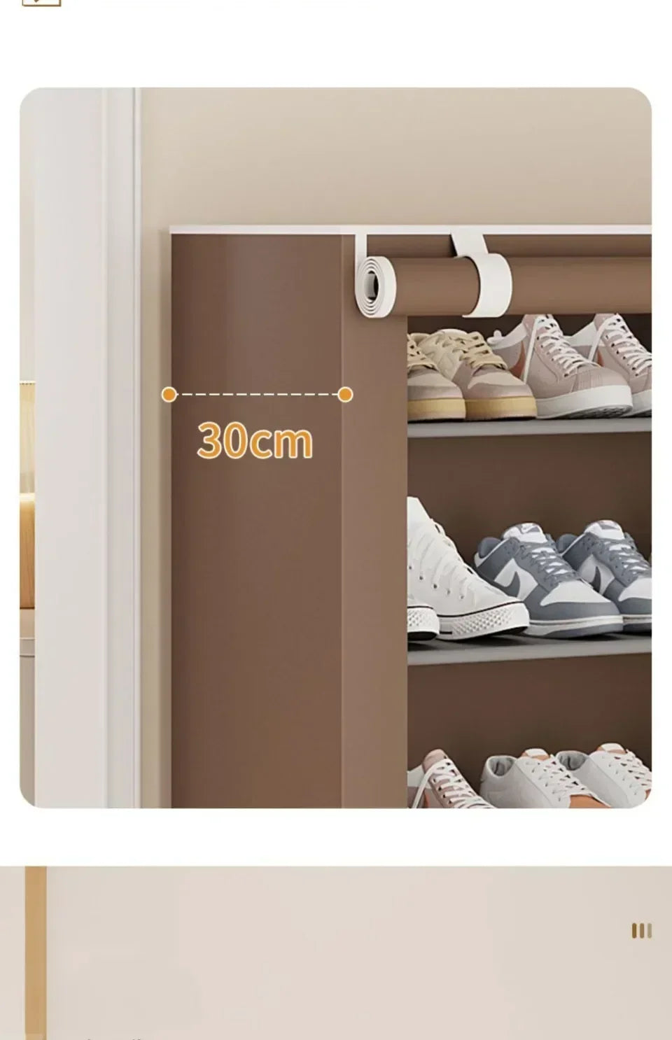 Multi-Layer Dustproof Shoe Rack Cabinet — Entryway Storage