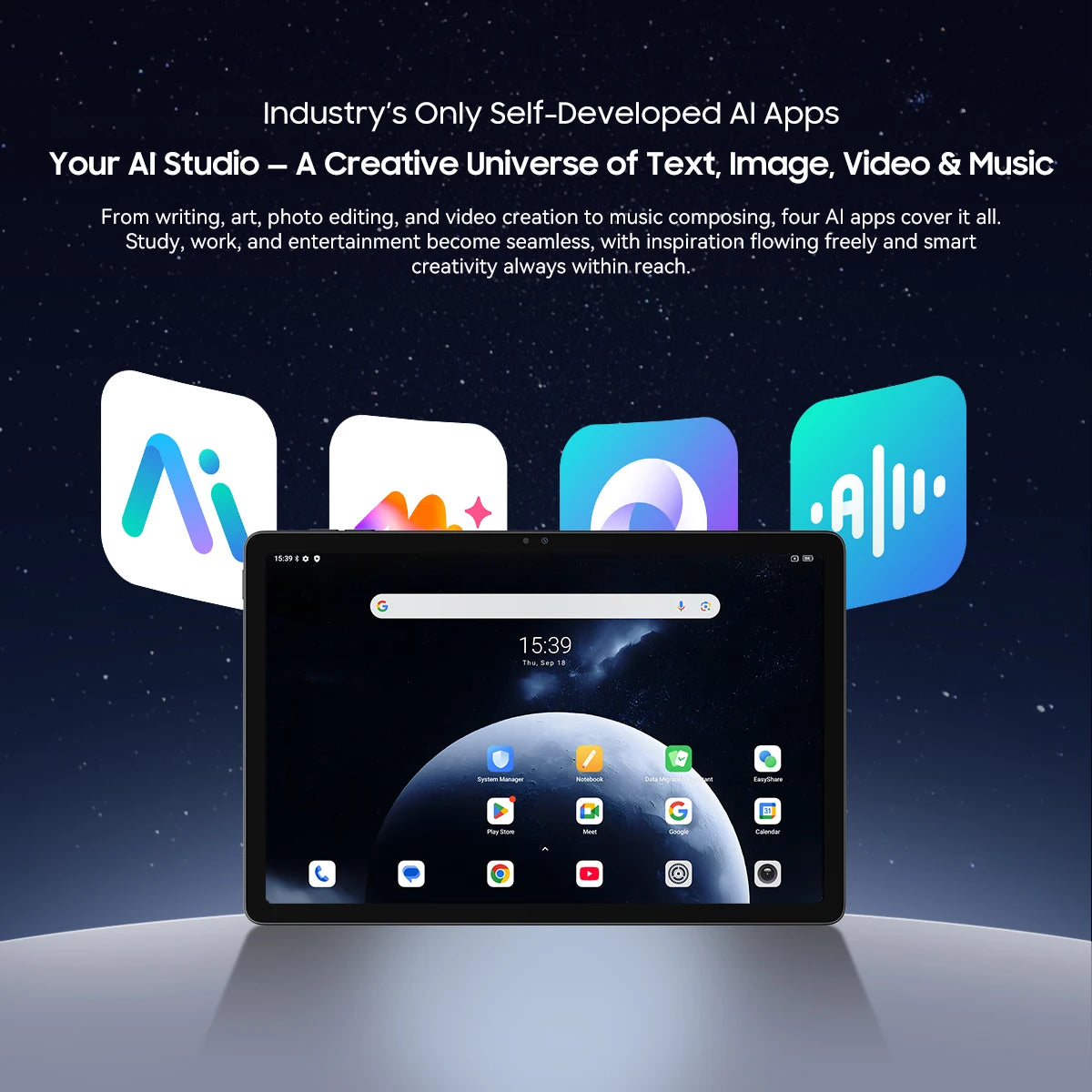 Blackview Zeno 10 5G AI Tablet – 11" FHD+, 8GB RAM, 128GB, 8800mAh, Widevine L1