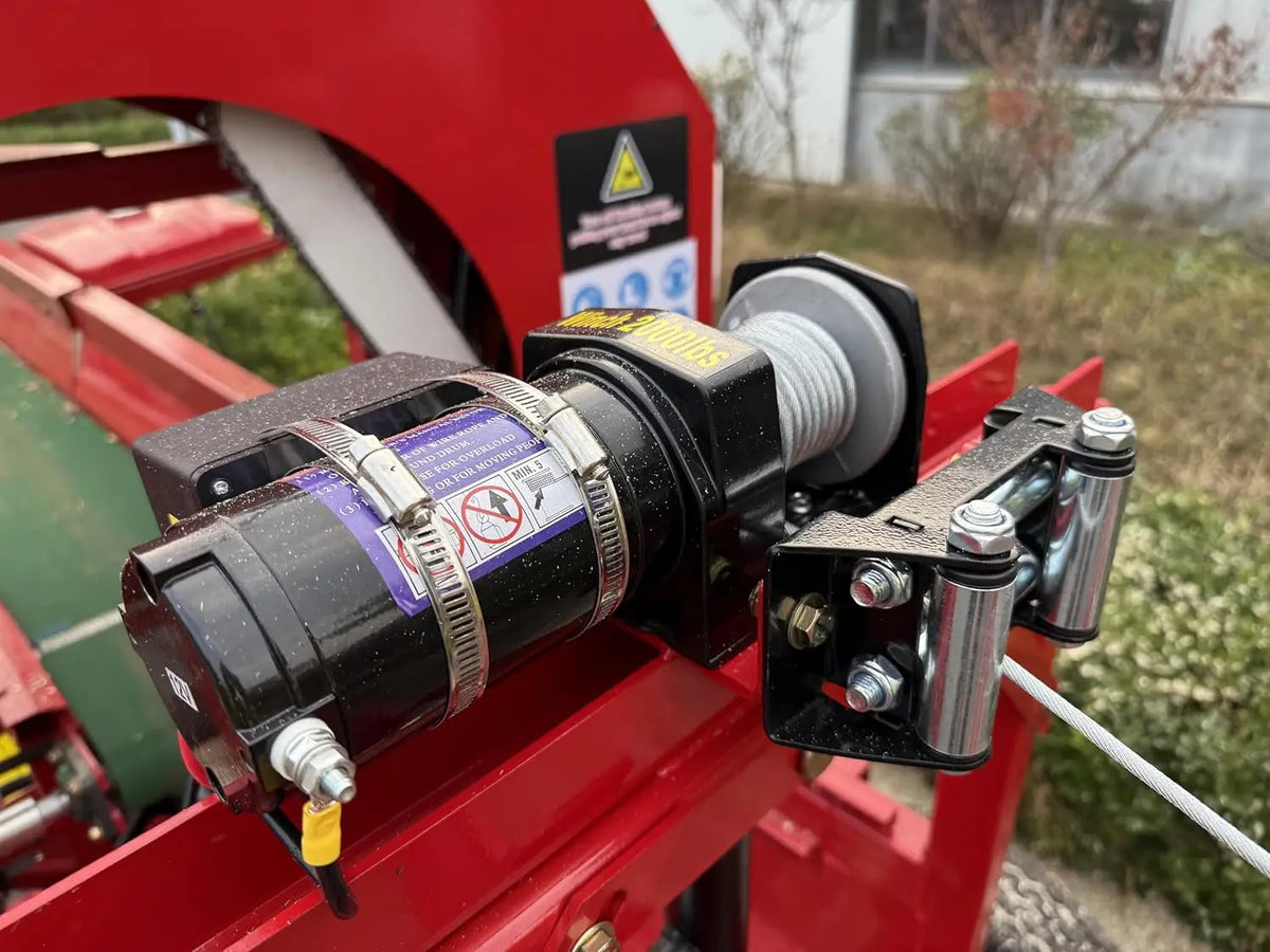 45-Ton Hydraulic Firewood Processor – Heavy Duty Log Splitter & Cutting Machine