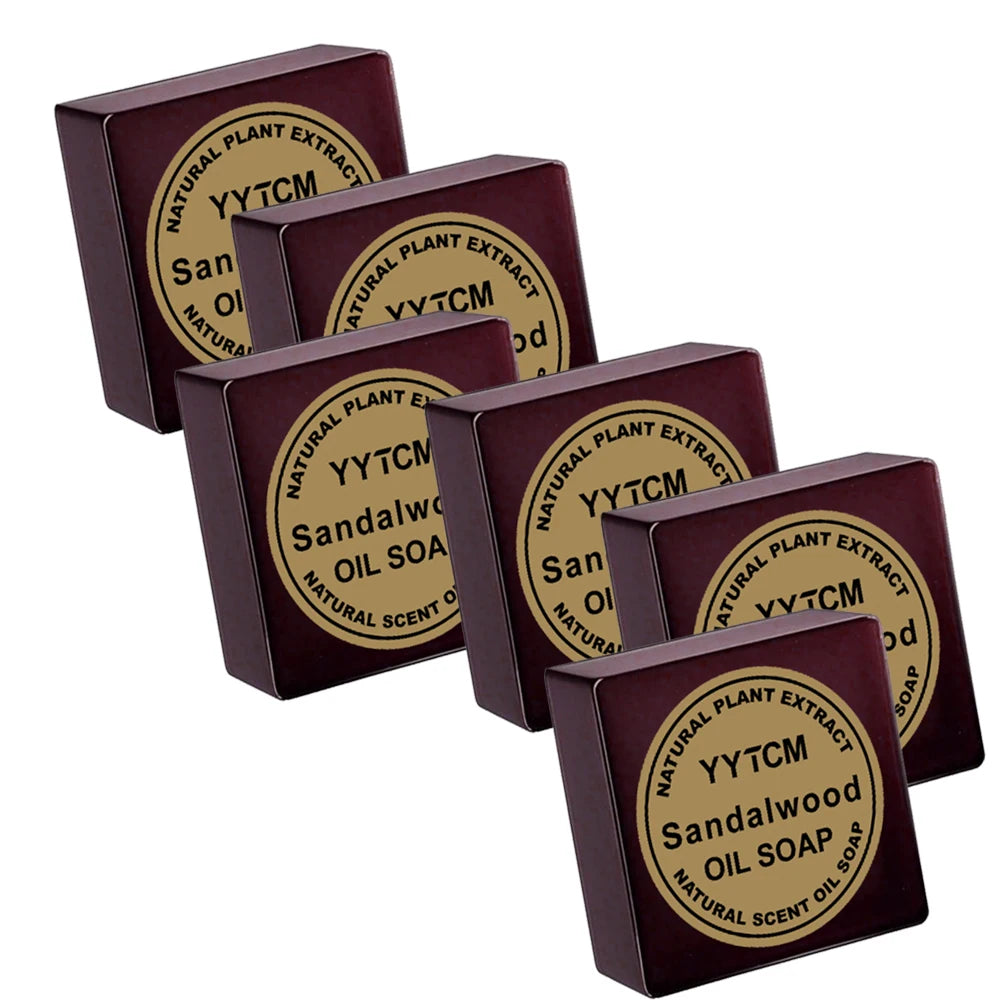 Sandalwood Men's Fragrance Soap Bar – Long-Lasting Scent for Bath, Face & Hand Washing, 65g