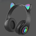 Cat Ears Bluetooth Headphones — Stereo Gaming Headset with Mic