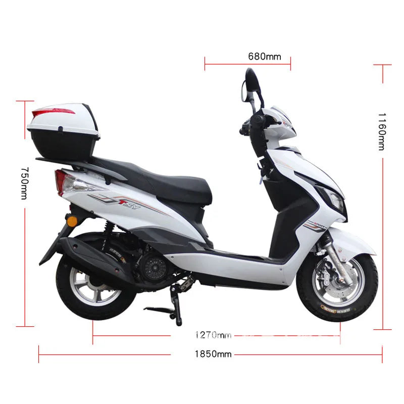 125cc M8 Two-Wheel Scooter – Adult Touring