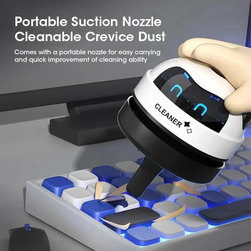 Desk & Table USB Mini Handheld Vacuum Cleaner – Desktop Crumb & Pencil Dust Sweeper for Home & Office