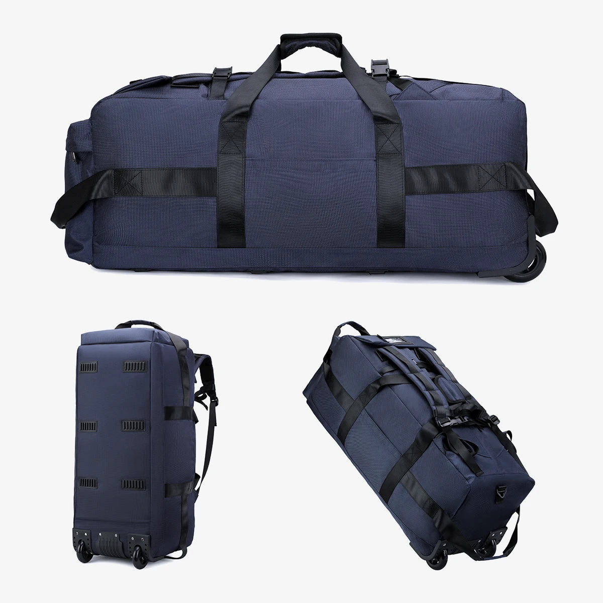 Large-Capacity Wheeled Travel Duffel Bag – Unisex Outdoor Luggage