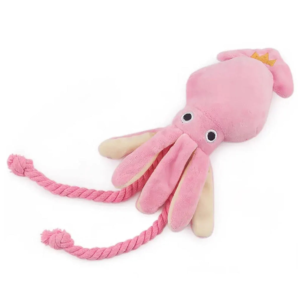 Octopus Plush Rope Toy — Interactive & Bite-Resistant