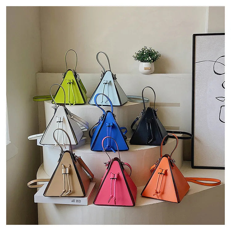 Luxury Triangle Designer Crossbody Shoulder Bag – High Quality Leather Hobo Handbag for Women