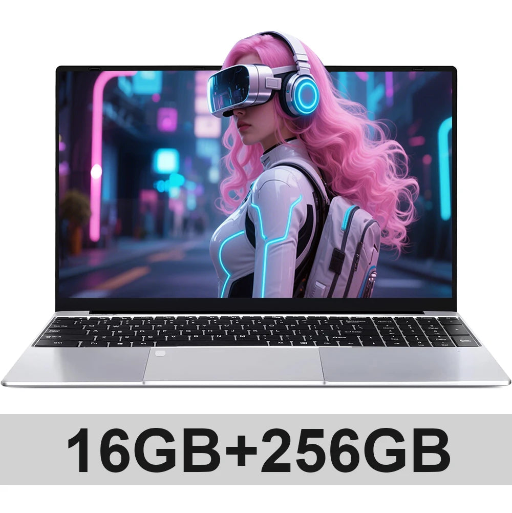 15.6" Ultra Slim Laptop – Intel Core i3-6100U, 16GB RAM, Up to 2TB SSD, Windows 11 Pro