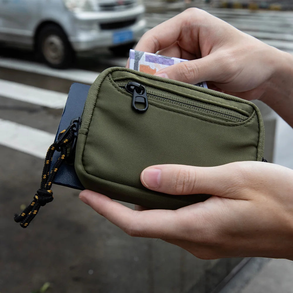 Mini Coin Purse Wallet – Large Capacity Card Holder, Multi-Slot Small Change Wallet for Women & Men