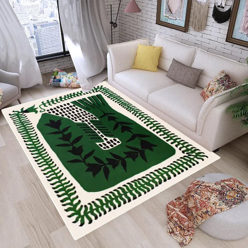 Fashion Plush Area Rug – Large Soft Carpet for Living Room, Bedroom & Cloakroom