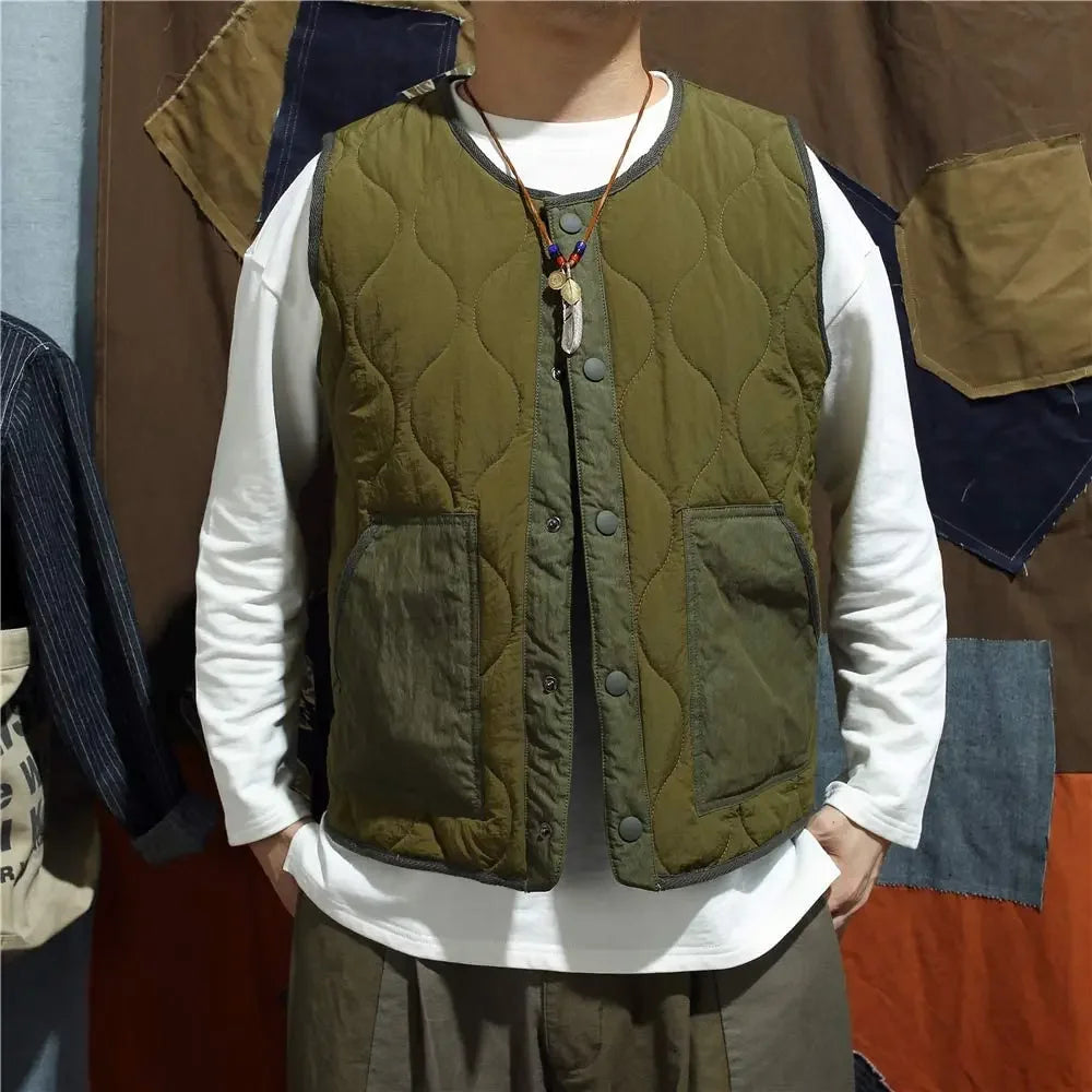 Men's Quilted Padded Work Vest