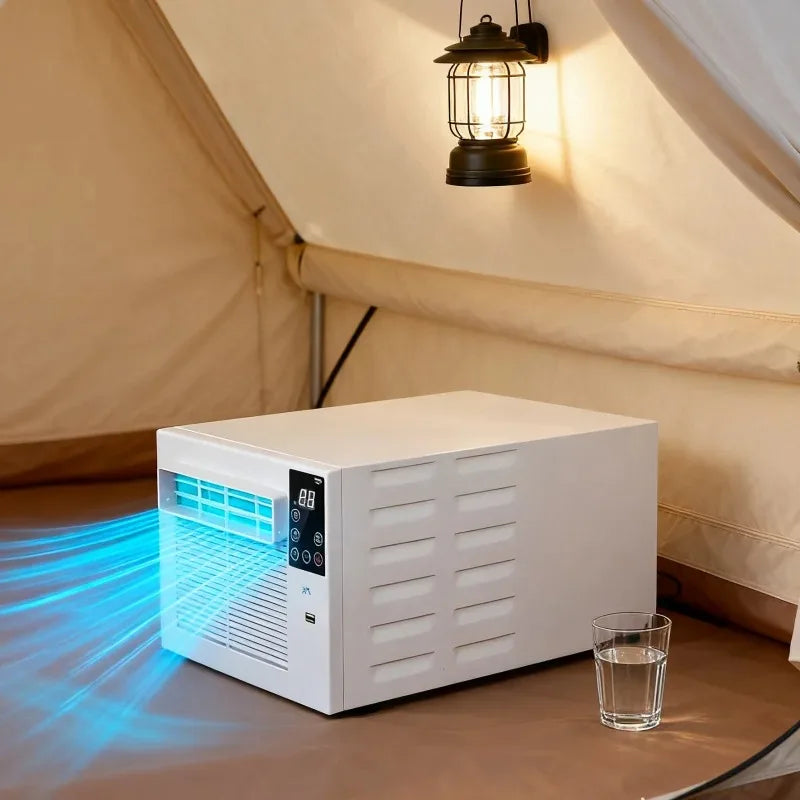 Portable Air Conditioner with R290 Refrigerant — Real Compressor Mini Window AC with Fast Cooling & Remote Control