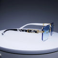 Fashion Rimless Sunglasses | Frameless Small Square UV Protection Shades for Men & Women