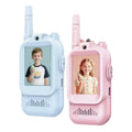 Kids Video Walkie Talkies 2-Pack – HD Screen, Face-to-Face Video, Voice Effects, 400m Range, No WiFi