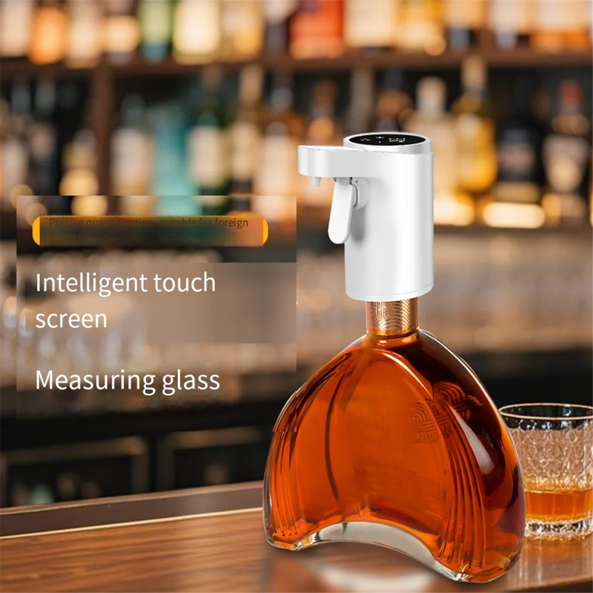 Electric Wine Decanter Aerator & Dispenser — Automatic Wine Pourer Pump