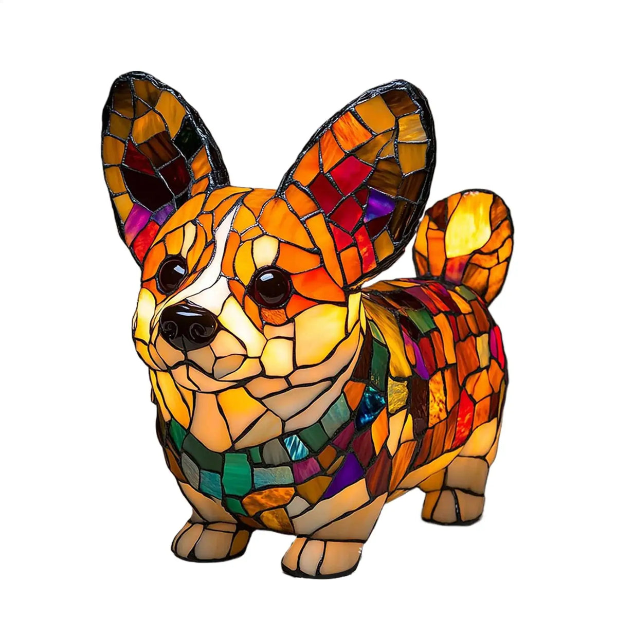 Animal Table Lamp – Colorful Resin Accent