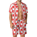 Men's Yellow Rubber Duck 3D Print Shirt & Beach Shorts – Hawaiian Streetwear Set