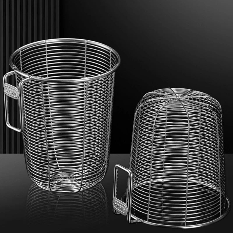 304 Stainless Steel Chopstick Holder & Tableware Drainer Basket – Wall-Hanging Kitchen Utensil Organizer
