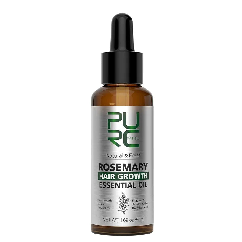 PURC Rosemary & Ginger Hair Growth Oil — Anti Hair Loss Scalp Treatment for Men & Women