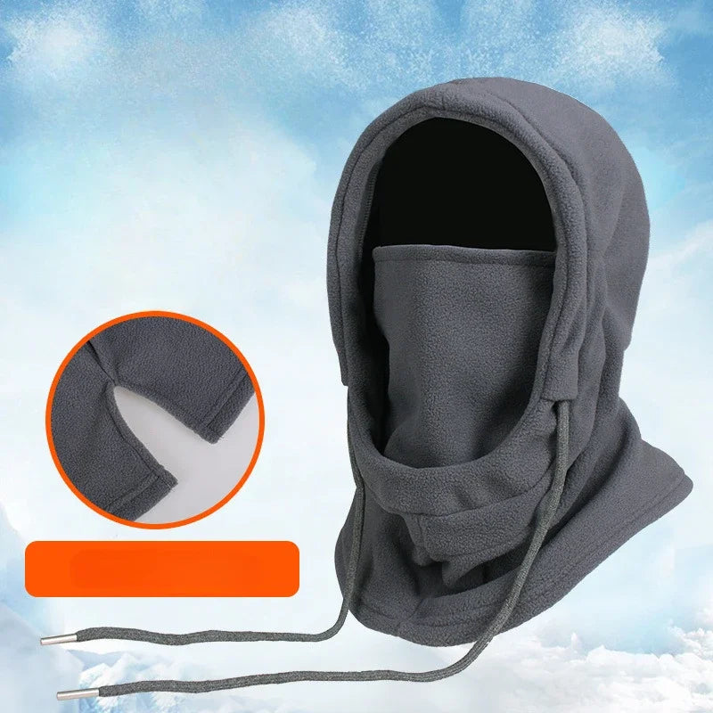 Unisex Fleece Thermal Balaclava — Windproof Winter Face Mask