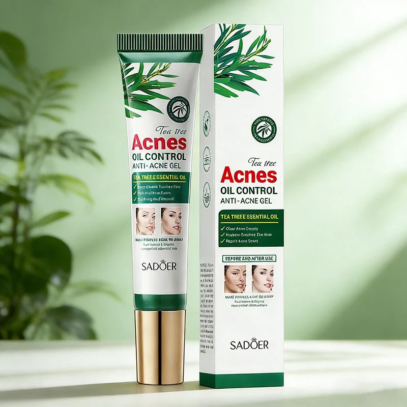 SADOER Tea Tree Acne Clearing Facial Gel Cream