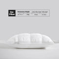 5-Star Hotel Sleeping Pillow – 3D Bilateral Washed Solid Color, Soft & Supportive