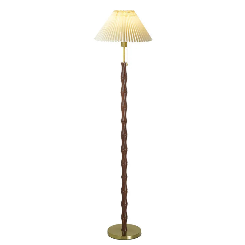 Pleated Shade Lamp – Retro Floor & Table Options